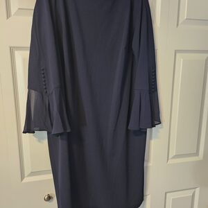 Calvin Klein Midnight Blue Long Sleeve Dress